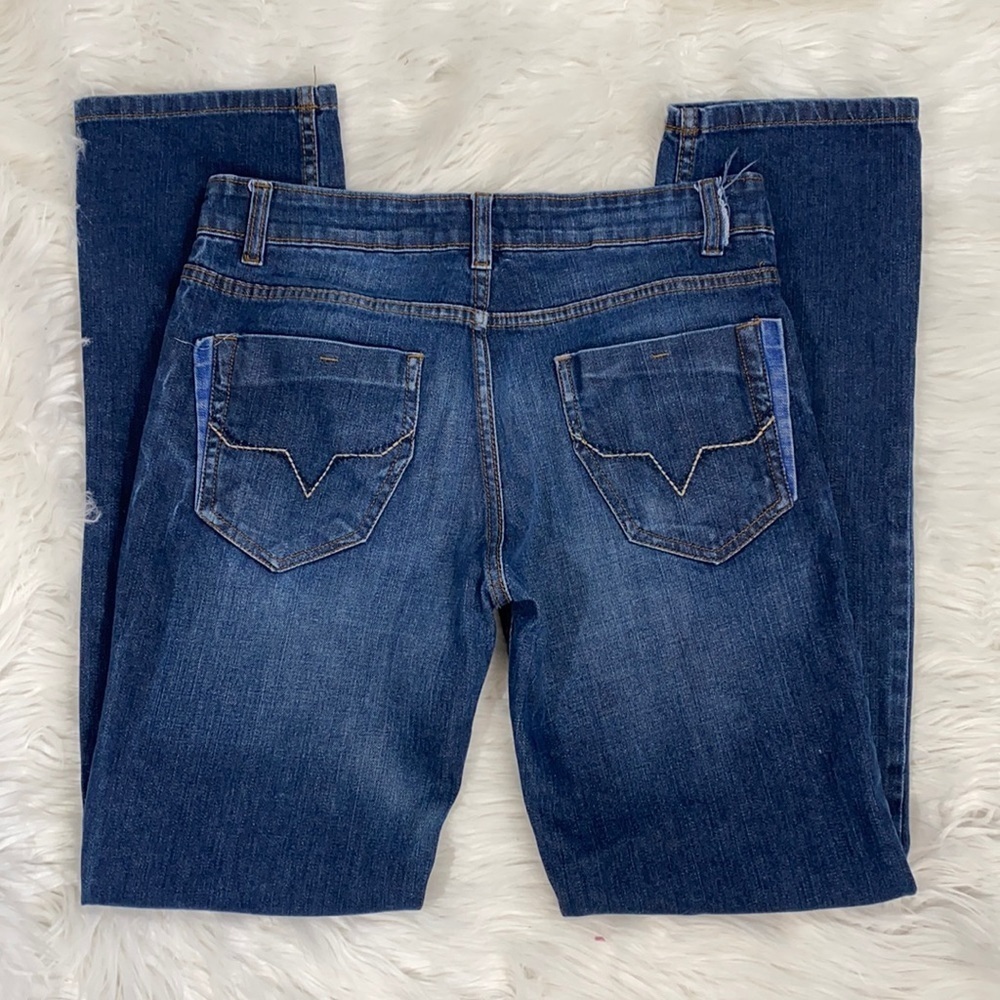 Industrial Denim Co. Straight Western Work Denim Jeans